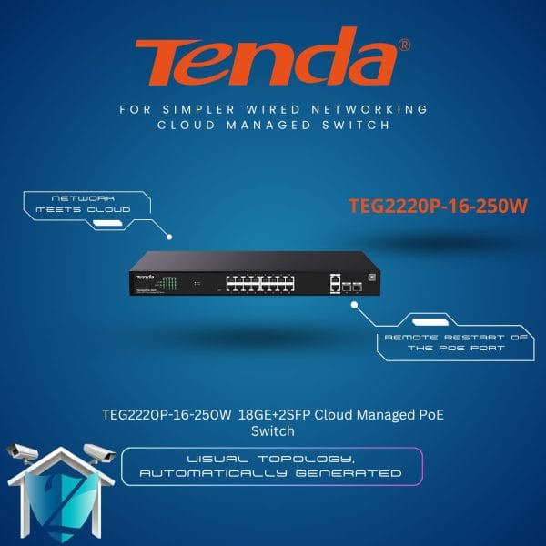 Tenda TEG2220P-16-250W PoE Switch