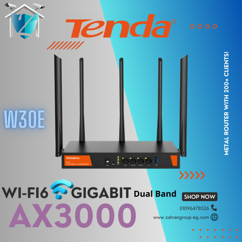 Tenda W30E AX3000 Dual Band Gigabit Wi-Fi 6